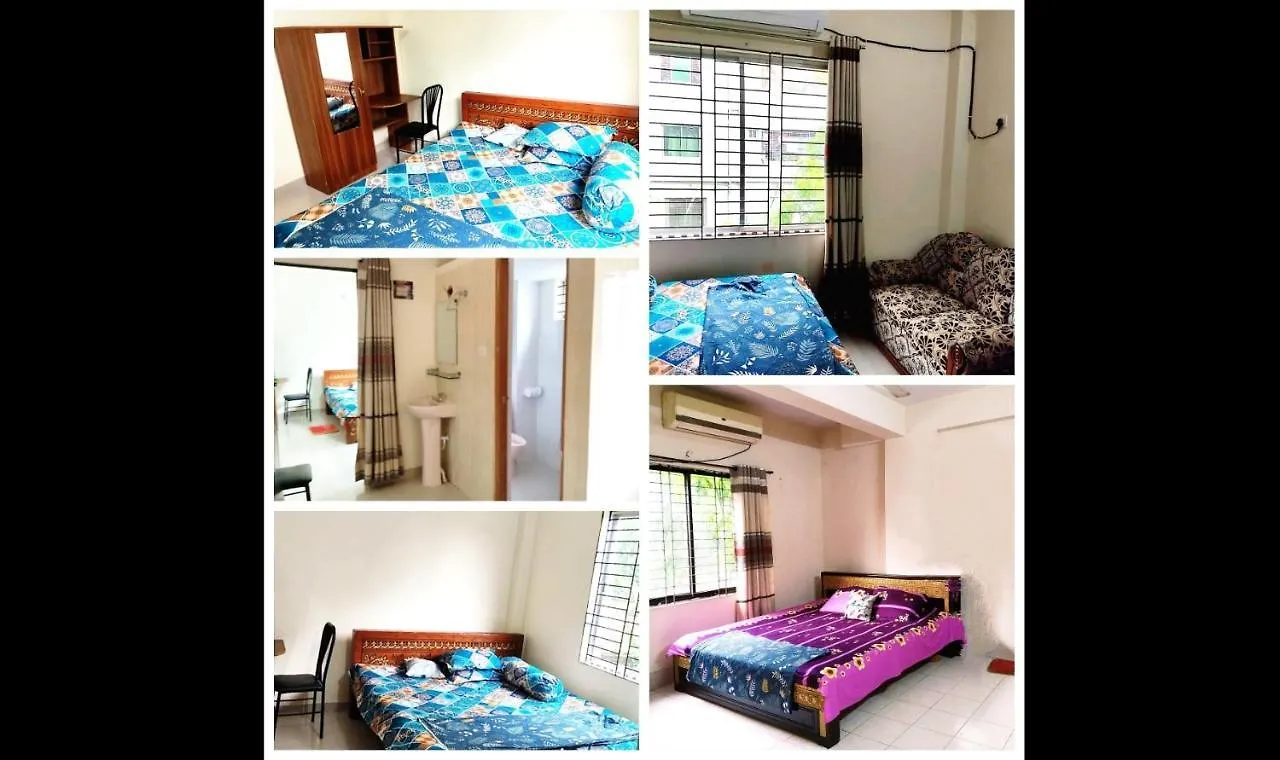 Secured Studio Apartment Near Airport Ac Wifi Oven Dhaka